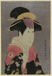 Segawa Tomisaburo som Yadorigi, hustru af Ogishi Kurando - Tōshūsai Sharaku — visning af kunstværket