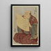 Shinozuka Uraemon no Miyako za Kyozu - Tōshūsai Sharaku — indrammet kunstværk på væggen