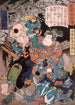 Kiso Komawakamaru Yoshinaka erobrende Tengu - Tsukioka Yoshitoshi — visning af kunstværket