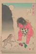 Måleri af Kintoki Kintokiyama no tsuki - Tsukioka Yoshitoshi — visning af kunstværket
