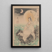 Lune de la mer du Sud Nankai no tsuki - Tsukioka Yoshitoshi — indrammet kunstværk på væggen