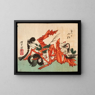 Tsukioka Yoshitoshi - Pulling Pine Shoots on the Day of the Rat.webp