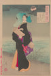 Promeneuse de nuit au clair de lune - Tsukioka Yoshitoshi — visning af kunstværket