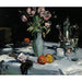 Reproduktion af maleriet Tulipaner og kaffekande-maleri - Samuel John Peploe