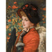 Reproduktion af maleriet James Tissot maleri af skønhedens type; portræt af fru Kathleen Newton - James Tissot