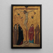 La Crucifixion - Ugolino da Siena — indrammet kunstværk på væggen