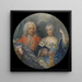 Ulrika Eleonora den Yngre 1688-1741 Dronning af Sverige Frédéric I 1676-1751 Greve af Hesse-Kassel Konge af Sverige - Niklas Lafrensen — indrammet kunstværk på væggen