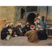 Reproduktion af maleriet En visdomsråd - Ludwig Deutsch