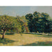 Reproduktion af maleriet En have i Trouville - Gustave Caillebotte