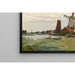 Reproduktion af maleriet Un Moulin à Zaandam af Claude Monet