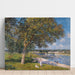 Reproduktion af maleriet af en valnød i engen i Thomery - Alfred Sisley