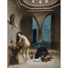 Reproduktion af maleriet En tyrkisk bad, tyrkisk kvinde i badet (studie) - Jean-Léon Gérôme