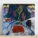 Reproduktion af maleriet En rød bison om vinteren - Franz Marc