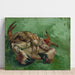 Reproduktion af maleriet En krab på ryggen - Vincent van Gogh