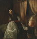 En dreng giver sin bedstemor en grøn rod - Laurits Andersen Ring — visning af kunstværket