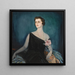 Et portræt af May Fleishhacker - Federico Beltrán Masses — indrammet kunstværk på væggen
