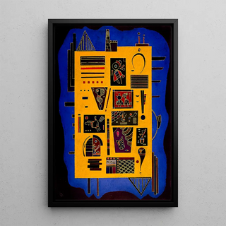 Et konglomerat - Wassily Kandinsky | Kunsttryk Maleri Vægdekoration plakat kopi