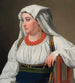 Une Ciociara, portræt af en romersk bondekone - Christoffer Wilhelm Eckersberg — visning af kunstværket