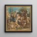 Une Joyeux Selskab - Jacob Jordaens — indrammet kunstværk på væggen