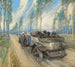 En Hispano-Suiza i en cypresallé - Frederick Gordon Crosby — visning af kunstværket