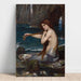 Reproduktion af maleriet En sirene - John William Waterhouse