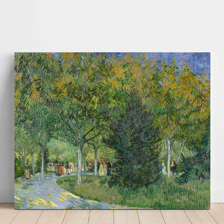 Une allée dans un jardin public d'Arles - Vincent Van Gogh | Reproduction Tableau Décoration murale affiche copie