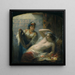 Une odalisque - Charles Louis Müller — indrammet kunstværk på væggen