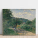Reproduktion af maleriet En vej ved Louveciennes - Pierre-Auguste Renoir