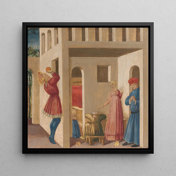Une scène de la légende de Saint Nicolas de Bari - Neri di Bicci