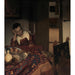 Reproduktion af maleriet En sovende tjenestepige - Johannes Vermeer