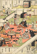 Célébrations bag kulisserne af en fuldendt succes på Nakamura-teatret - Utagawa Kunisada Toyokuni III — visning af kunstværket