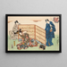 Huit figurative udsagn Sugata Hakkei Pl3 - Utagawa Kunisada Toyokuni III — indrammet kunstværk på væggen
