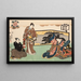 Huit figurative udsagn Sugata Hakkei Pl5 - Utagawa Kunisada Toyokuni III — indrammet kunstværk på væggen