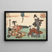 Huit figurative udsagn Sugata Hakkei Pl8 - Utagawa Kunisada Toyokuni III — indrammet kunstværk på væggen