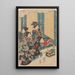 Quatre Courtisanes Habillées avec Élégance - Utagawa Kunisada Toyokuni III — indrammet kunstværk på væggen