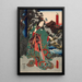 Vert - Utagawa Kunisada Toyokuni III — indrammet kunstværk på væggen