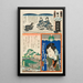 Kakuta Brigade Extra Bangai Sekiya no sato Skuespiller Kawarazaki Gonjr I en Shirafuji - Utagawa Kunisada Toyokuni III — indrammet kunstværk på væggen