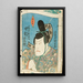 Osaka Nakamura Shikan som Daimyo Fujiwara no Tokihira - Utagawa Kunisada Toyokuni III — indrammet kunstværk på væggen