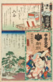 skuespilleren Nakamura Bungorō II i Asagao Senbei, Tiende Gruppe af Brigade Ru - Utagawa Kunisada Toyokuni III — visning af kunstværket