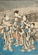 Célébration d'été à Edo - Utagawa Kunisada Toyokuni III — visning af kunstværket