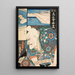 Le restaurant Uota L'acteur Ichikawa Ebiz V i Tarzaemon - Utagawa Kunisada Toyokuni III — indrammet kunstværk på væggen