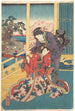 Fleur d'Akashi Akashi no hana - Utagawa Kuniteru — visning af kunstværket
