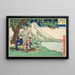 Acte Huit Voyage - Utagawa Kuniyoshi — indrammet kunstværk på væggen