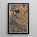 Kinhyshi yrin helten fra Suikoden - Utagawa Kuniyoshi — indrammet kunstværk på væggen