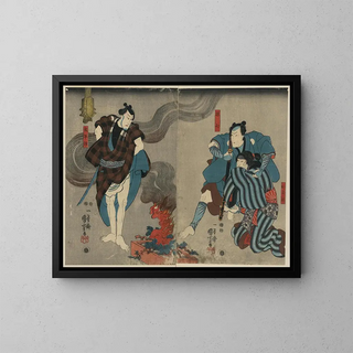 Utagawa Kuniyoshi - Oyone magoshichi taheiji.webp