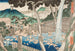 Cascade de Rben au Mont Yama - Utagawa Kuniyoshi — visning af kunstværket