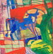 Vache bleue - Franz Marc — visning af kunstværket