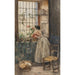 Reproduktion af maleriet Valencienne-maleri med gitter - Joaquín Sorolla