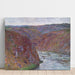 Reproduktion af maleriet Vallée de la Creuse (grå dag) - Claude Monet