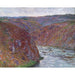 Reproduktion af maleriet Vallée de la Creuse (grå dag) - Claude Monet
